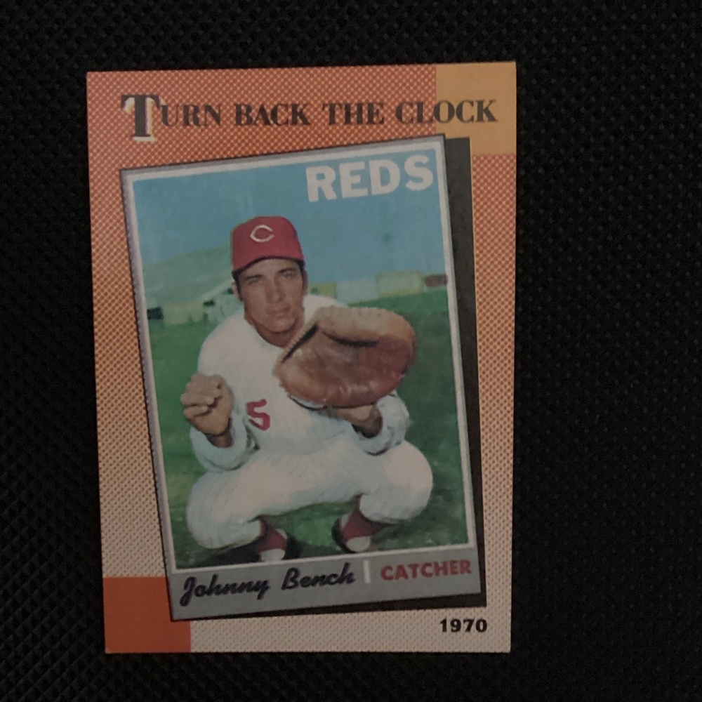 1990 Johnny Bench #664 Topps Turn Back The Clock Baseball Card 🏟️